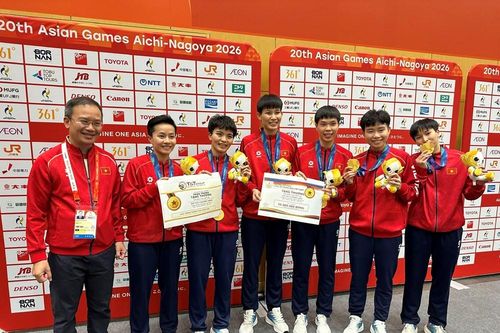 Giành HCV thứ ba, Việt Nam đang đứng thứ mấy trên bảng xếp hạng ASIAD 2026?