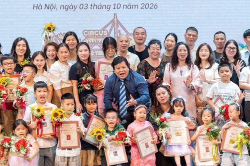 Trao giải Cuộc thi vẽ tranh 'Em yêu nghệ thuật Xiếc Việt Nam' năm 2026
