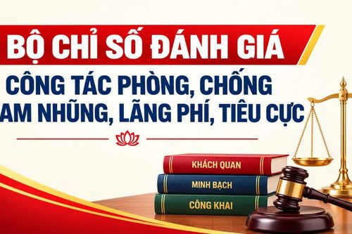 [Infographic] Bộ Chỉ số đánh giá công tác phòng, chống tham nhũng, lãng phí, tiêu cực