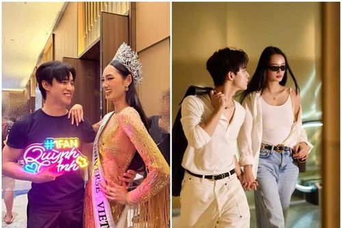 [GALLERY] Bạn trai ủng hộ Hoa hậu Quỳnh Anh thi Miss Universe Vietnam