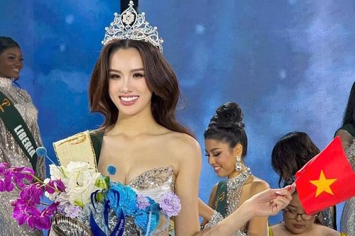 Trịnh Mỹ Anh bị tước danh hiệu Miss Earth Water sau khi đoạt á hậu Miss Universe Vietnam