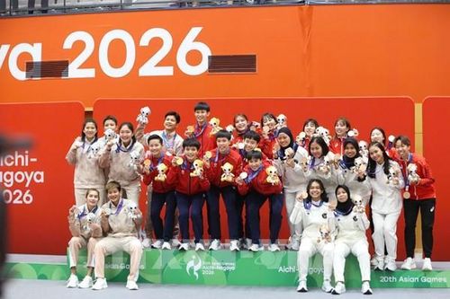Bảng tổng sắp huy chương ASIAD 2026 ngày 3/10