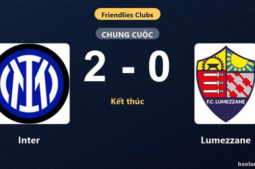 Hạ Lumezzane 2-0, Inter giành thắng lợi ở trận giao hữu