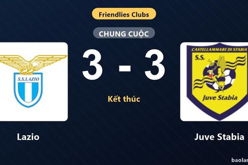 Lazio và Juve Stabia bất phân thắng bại ở trận giao hữu câu lạc bộ