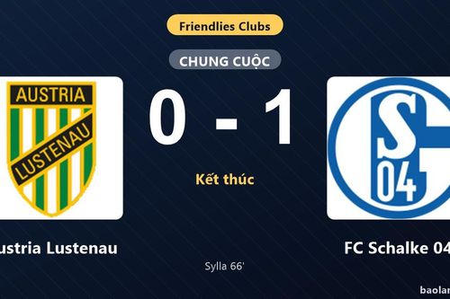 Thống kê trận đấu Austria Lustenau 0-1 FC Schalke 04: M. Sylla tỏa sáng, FC Schalke 04 giành trọn 3 điểm