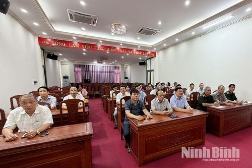 Chi hội Cựu chiến binh cơ quan MTTQ Việt Nam tỉnh tổ chức lễ kết nạp hội viên mới