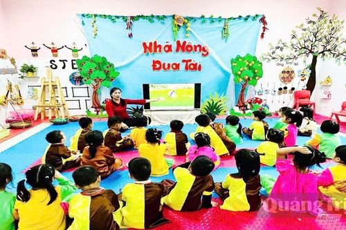 Giờ học sinh động hơn cho trẻ