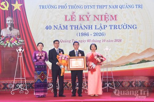 Trường phổ thông dân tộc nội trú THPT Nam Quảng Trị kỷ niệm 40 năm thành lập