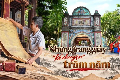 Những trang giấy 'kể chuyện' trăm năm