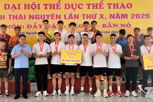 Đại hội TDTT tỉnh Thái Nguyên lần thứ X: Trao 27 giải cho các đội Kéo co