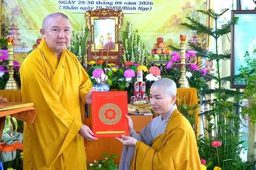 Đồng Tháp: Bổ nhiệm Sư cô Thích nữ Như Huệ đảm nhiệm trụ trì chùa Nam Thiện Phật