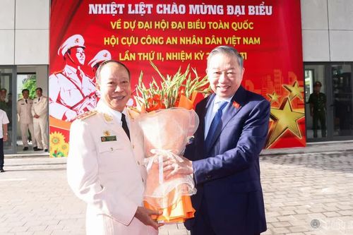Tổng Bí thư, Chủ tịch nước Tô Lâm dự Đại hội đại biểu toàn quốc Hội Cựu Công an nhân dân Việt Nam lần thứ II