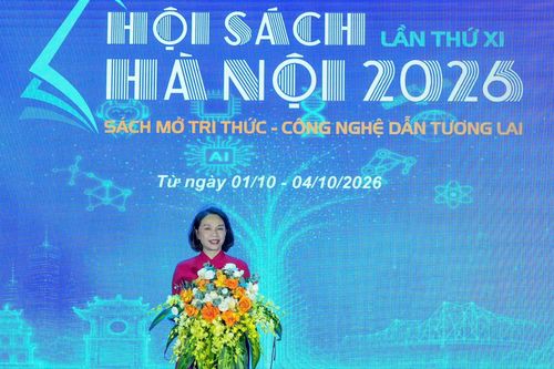 Khai mạc Hội Sách Hà Nội lần thứ XI năm 2026