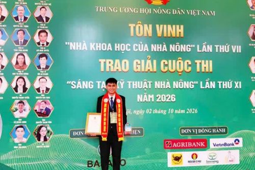 Ông Nông Văn Hoàn được tôn vinh 'Nhà khoa học của nhà nông' năm 2026