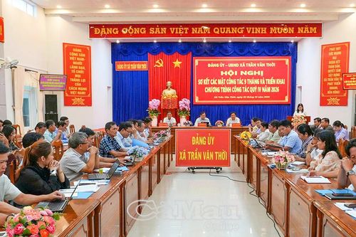 Xã Trần Văn Thời phấn đấu hoàn thành cao nhất các chỉ tiêu năm 2026