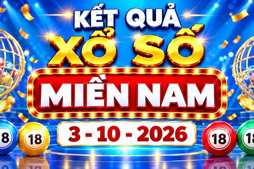 XSMN 3/10 - Kết quả xổ số miền Nam hôm nay ngày 3 tháng 10