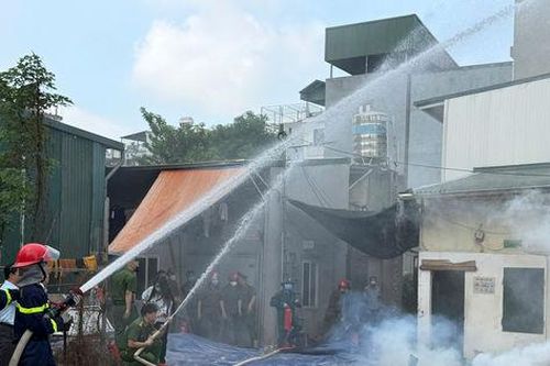 Yên Sở tăng cường kỹ năng phòng cháy, chữa cháy tại khu dân cư