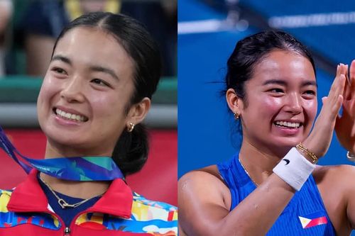 Alex Eala nhắc fan đừng ném đồ, vẫn ký tặng chiếc mũ