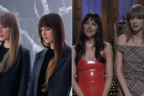 ​Sau MV 'Patient Zero', Taylor Swift bất ngờ tái ngộ Dakota Johnson trên SNL