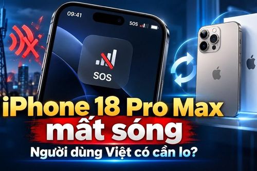 Apple khuyến cáo cập nhật iPhone 18 Pro Max sau sự cố mất kết nối di động