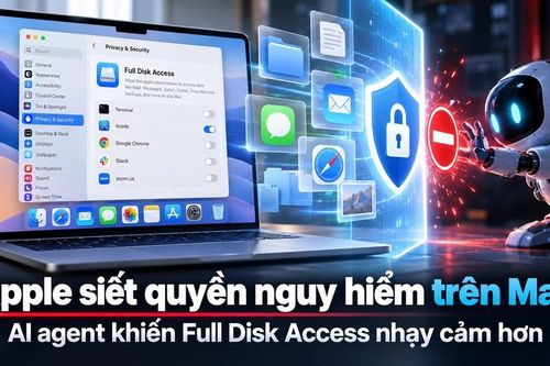 Apple siết một trong những quyền nhạy cảm nhất trên Mac vì AI agent