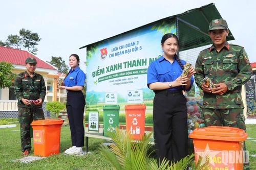 'Điểm xanh thanh niên' ở Sư đoàn 5