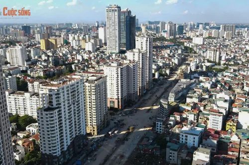 [GALLERY] Toàn cảnh Vành đai 2,5 đoạn Cầu Giấy tăng tốc về đích dịp 10/10