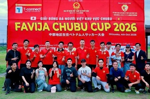 Sân bóng kết nối người Việt và người dân địa phương tại Chubu, Nhật Bản