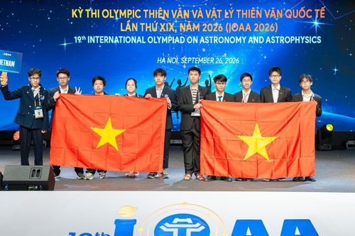 Việt Nam đoạt 6 Huy chương Vàng Olympic Thiên văn và Vật lý thiên văn quốc tế