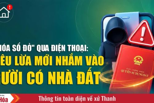 “Số hóa sổ đỏ” qua điện thoại: chiêu lừa mới nhắm vào người có nhà đất