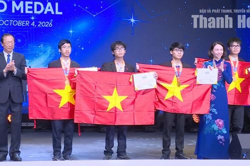 Thanh Hóa có 2 học sinh đoạt Huy chương Vàng Olympic Thiên văn và Vật lý thiên văn quốc tế