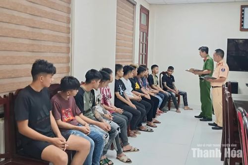 Kịp thời xác minh, xử lý nhóm 17 thanh niên vi phạm pháp luật