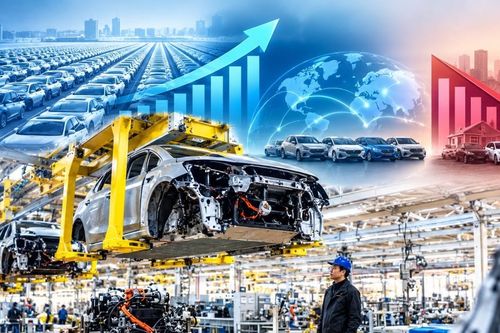 Làn sóng hợp nhất tại Trung Quốc: Bài toán dư thừa công suất và 'đại phẫu' ngành ô tô