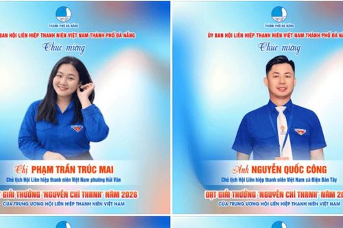 Đà Nẵng có 4 cá nhân đoạt Giải thưởng Nguyễn Chí Thanh năm 2026