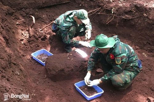Đến ngày 3-10, Đội K76 Đồng Nai tìm kiếm được 35 hài cốt liệt sĩ