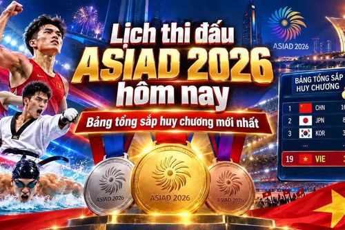 ASIAD 2026 hôm nay 4/10: Lịch thi đấu ngày cuối và bảng tổng sắp huy chương mới nhất