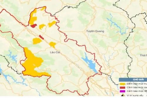 Lào Cai: Cảnh báo nguy cơ lũ quét, sạt lở đất tại 18 xã, phường trong 6 giờ tới