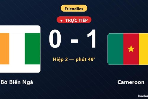 TRỰC TIẾPTrực tiếp Bờ Biển Ngà vs Cameroon: Cameroon mở tỷ số