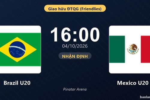 Nhận định Brazil U20 vs Mexico U20: Màn so tài của hai đội vào phom