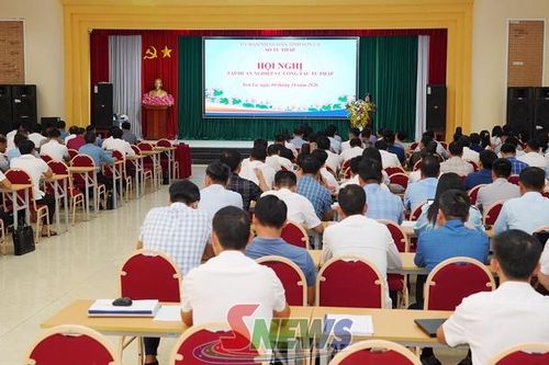 Tập huấn nghiệp vụ công tác Tư pháp