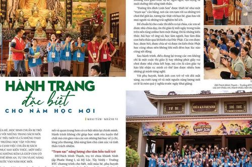 Hành trang đặc biệt cho năm học mới