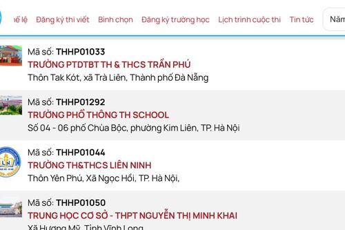 Nhiều học sinh 'đặt báo thức' chờ giờ mở cổng bình chọn Trường học hạnh phúc 2026