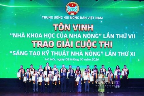 Tôn vinh 42 'Nhà khoa học của Nhà nông', trao giải cho 24 nông dân sáng tạo
