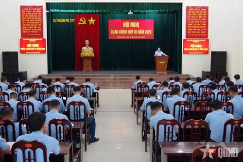 Tạo khí thế mới, quyết tâm mới ở Sư đoàn 377