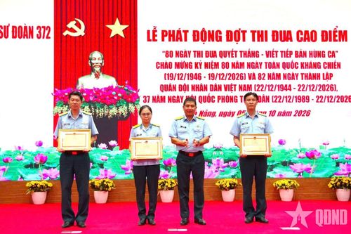 Sư đoàn 372 phát động '80 ngày thi đua Quyết thắng - Viết tiếp bản hùng ca'