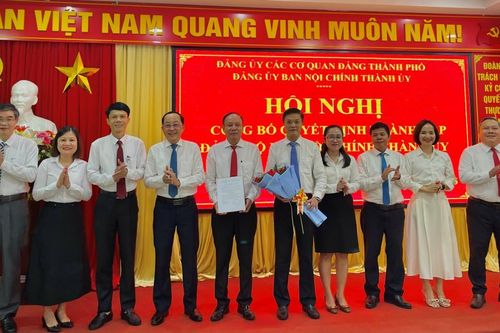 Thành lập Đảng bộ Ban Nội chính Thành ủy Đà Nẵng nhiệm kỳ 2025 - 2030