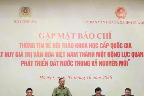 Sắp diễn ra hội thảo cấp quốc gia về phát huy giá trị và sức mạnh văn hóa