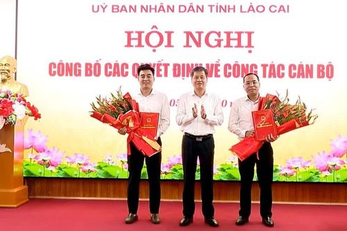 Lào Cai kiện toàn bộ máy, bổ nhiệm 3 Phó Giám đốc