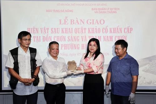 Đà Nẵng tiếp nhận 88 hiện vật từ khai quật Đồn Chơn Sảng và Trạm Nam Chơn