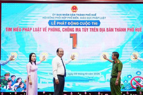TP Huế: Phát động cuộc thi trực tuyến Tìm hiểu pháp luật về phòng, chống ma túy